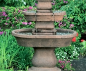 TWO TIER OVAL ASSISI FOUNTAIN