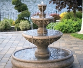 THREE TIER SONOMA POOL FOUNTAIN