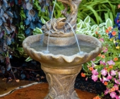 ONE TIER LEAF FOUNTAIN