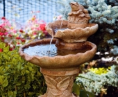 TWO TIER LEAF FOUNTAIN