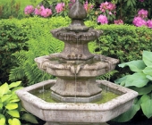 THREE TIER SPADE FOUNTAIN