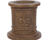 22in Fleur De Leis Tube Planter